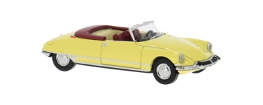 Brekina 14232 - H0 - Citroen DS Cabrio - hellgelb